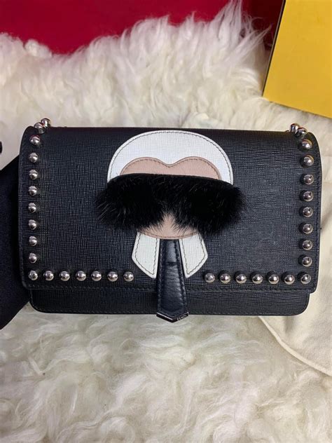 fendi karlito long wallet|Fendi pink wallet on chain.